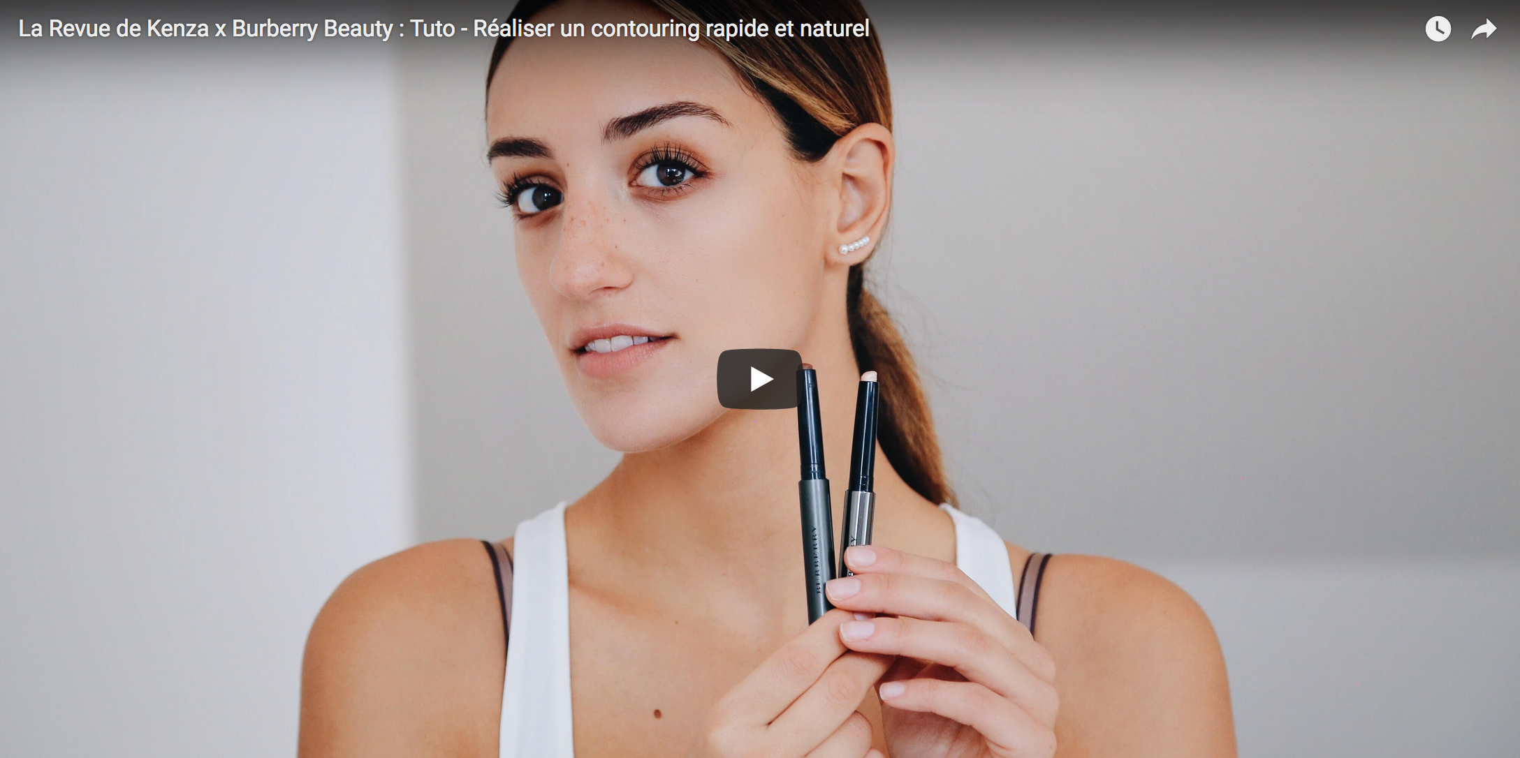 Tutorial vidéo (Burberry Beauty) : Réaliser un contouring
